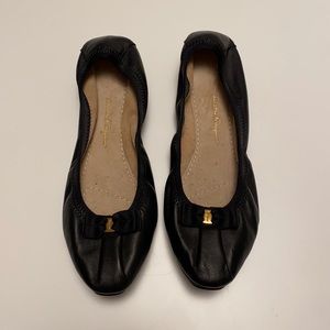 Ferragamo black ballet flats